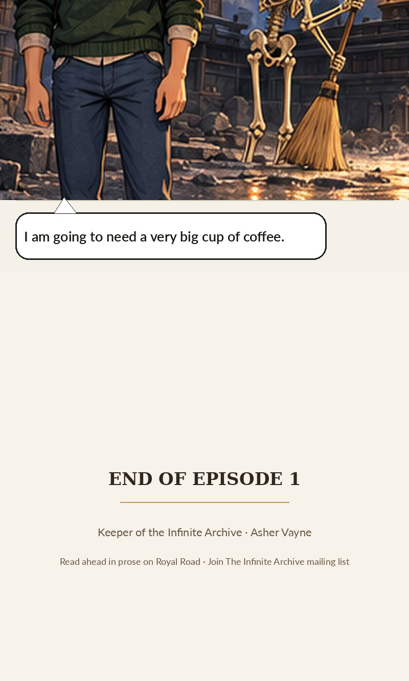Keeper of the Infinite Archive Episode 1 comic segment 7