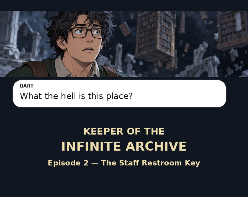 Keeper of the Infinite Archive Episode 2 panel 2 of 36