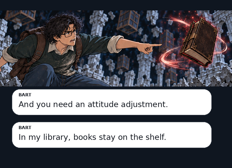 Keeper of the Infinite Archive Episode 2 panel 25 of 36