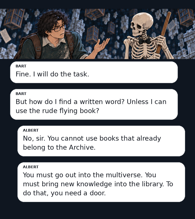 Keeper of the Infinite Archive Episode 2 panel 32 of 36