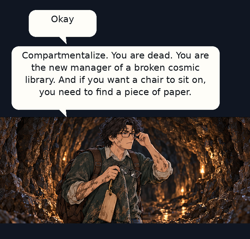 Keeper of the Infinite Archive Episode 3 panel 6 of 42