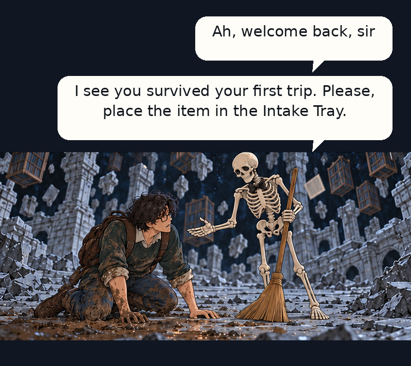 Keeper of the Infinite Archive Episode 3 panel 36 of 42