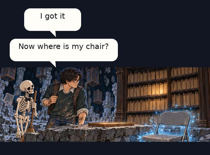 Keeper of the Infinite Archive Episode 3 panel 41 of 42