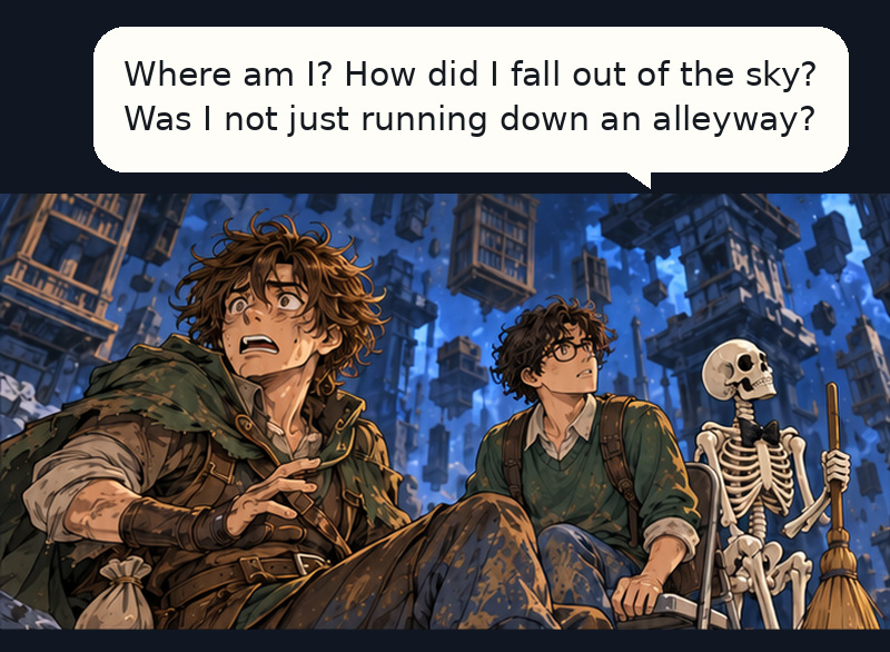 Keeper of the Infinite Archive Episode 4 panel 13 of 48