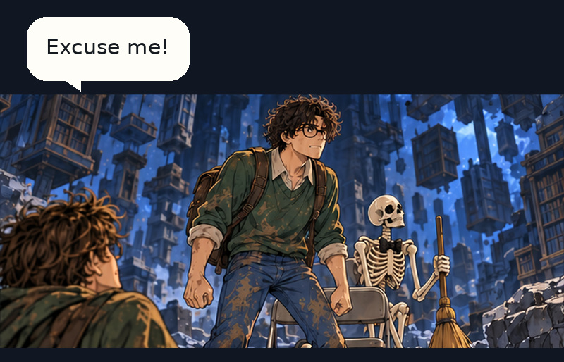 Keeper of the Infinite Archive Episode 4 panel 17 of 48