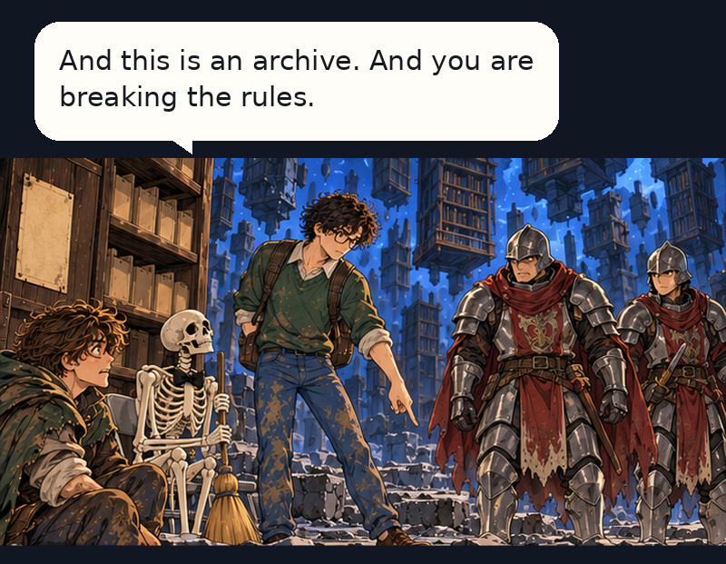 Keeper of the Infinite Archive Episode 4 panel 19 of 48