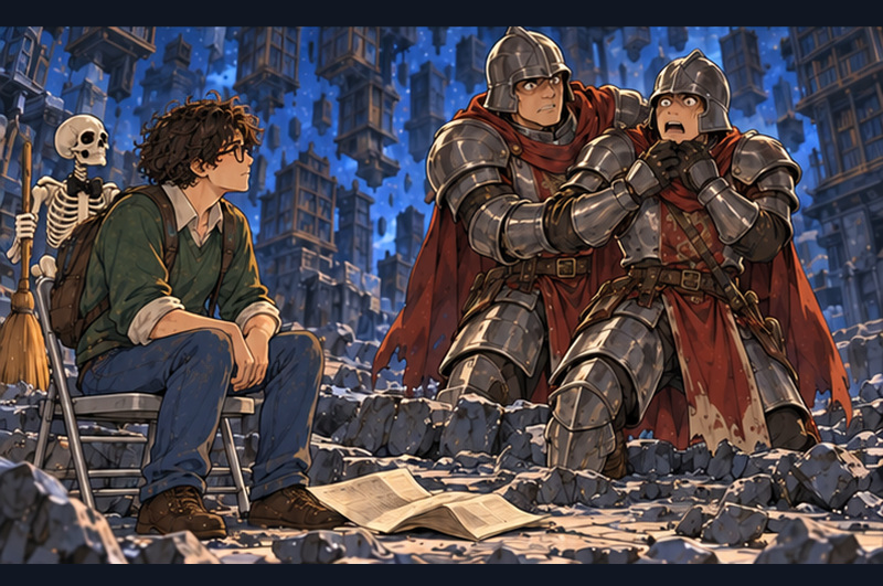 Keeper of the Infinite Archive Episode 4 panel 30 of 48
