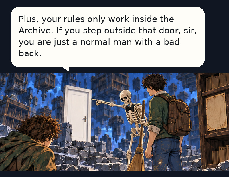 Keeper of the Infinite Archive Episode 4 panel 35 of 48