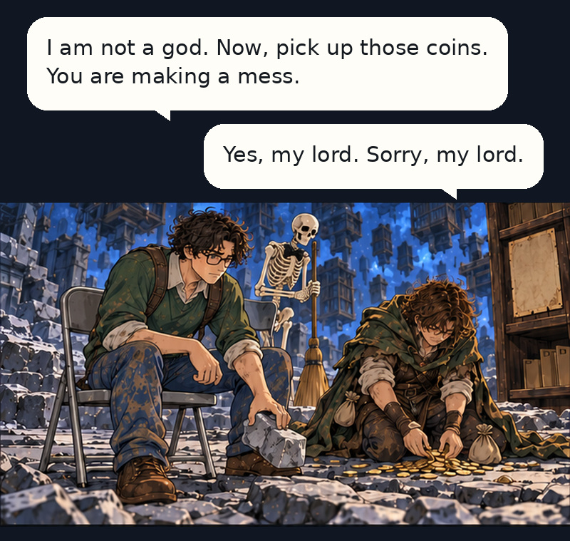 Keeper of the Infinite Archive Episode 4 panel 36 of 48